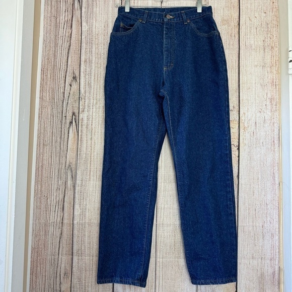 Vintage L.L Bean Double L Womens Straight Jeans Blue size 12 - Picture 4 of 11